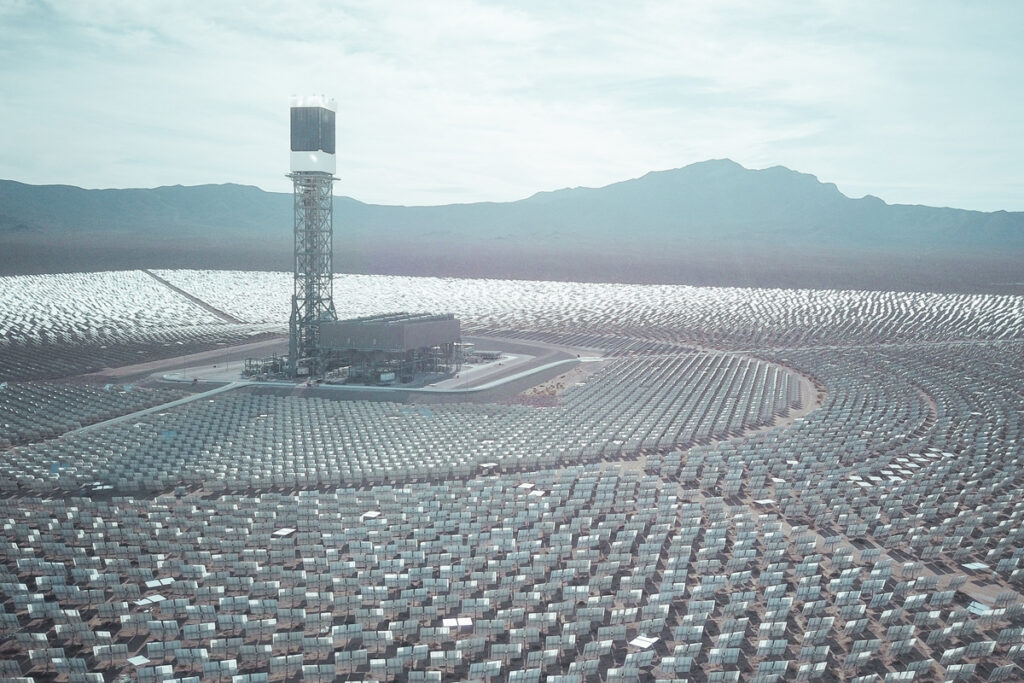 Concentrated solar power plant