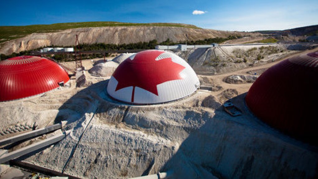 Photo of a Canadian copper mine