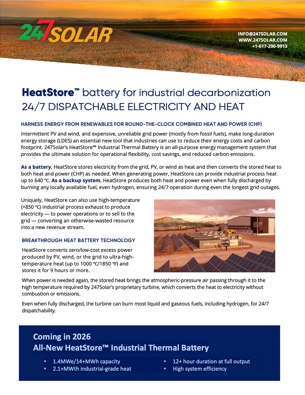 247Solar Thermal Battery