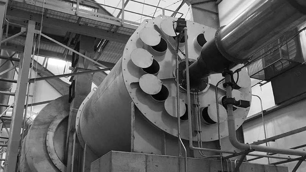A Large Rotary Drier at a mine site